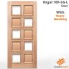 REGAL 10P SOLID TIMBER DOOR - Image 5