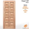 REGAL 10P SOLID TIMBER DOOR - Image 9