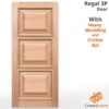 REGAL 3P SOLID TIMBER DOOR - Image 2
